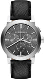  Shop Authentic Burberry The City Grey Dial Black Leather Strap Watch for Men - BU9362 - Luxxuri