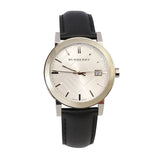  Shop Authentic Burberry The City White Dial Black Leather Strap Watch for Men - BU9008 - Luxxuri