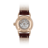  Shop Authentic Mido Baroncelli III Automatic White Dial Brown Leather Strap Watch For Women - M7600.3.26.8 - Luxxuri