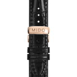  Shop Authentic Mido Baroncelli III Automatic Grey Dial Black Leather Strap Watch For Men - M8600.3.13.4 - Luxxuri