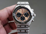  Shop Authentic Breitling Chronomat B01 42 Brown Dial Silver Steel Strap Watch for Men - AB0134101K1A1 - Luxxuri