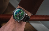  Shop Authentic Breitling Navitimer B01 Chronograph 46 Green Dial Black Leather Strap Watch for Men - AB0137241L1P1 - Luxxuri
