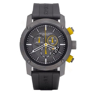  Shop Authentic Burberry Sport Endurance Chronograph Grey Dial Grey Rubber Strap Watch for Men - BU7713 - Luxxuri
