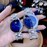  Shop Authentic Movado Bold Blue Dial Silver Steel Strap Watch for Women - 3600396 - Luxxuri
