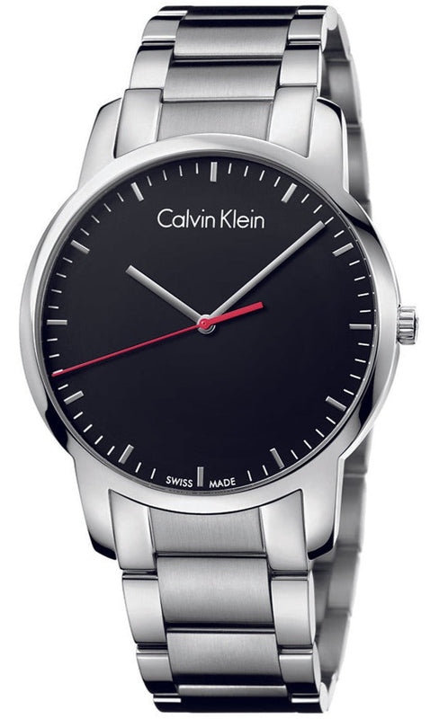  Shop Authentic Calvin Klein City Black Dial Silver Steel Strap Watch for Men - K2G2G141 - Luxxuri