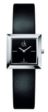  Shop Authentic Calvin Klein Mark Black Dial Black Leather Strap Watch for Women - K3R231C1 - Luxxuri