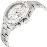  Shop Authentic Tag Heuer Aquaracer Caliber 16 Automatic Chronograph White Dial Silver Steel Strap Watch for Men - CAY2111.BA0927 - Luxxuri