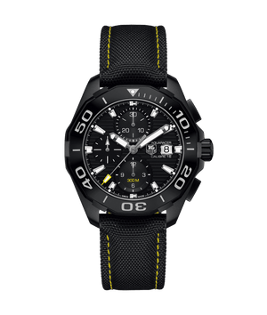  Shop Authentic Tag Heuer Aquaracer PVD Black Dial Watch for Men - CAY218A.FC6361 - Luxxuri