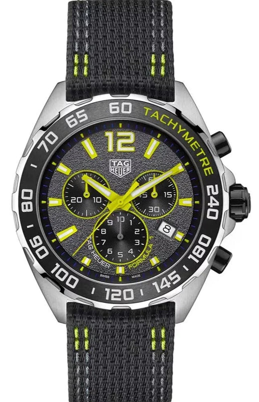  Shop Authentic Tag Heuer Formula 1 Chronograph Grey Dial Black Nylon Strap Watch for Men - CAZ101AG.FC8304 - Luxxuri