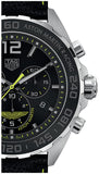  Shop Authentic Tag Heuer Formula 1 Aston Martin Black Dial Black Leather Strap Watch for Men - CAZ101P.FC8245 - Luxxuri