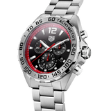  Shop Authentic Tag Heuer Formula 1 Chronograph Black Dial Silver Steel Strap Watch for Men - CAZ101Y.BA0842 - Luxxuri