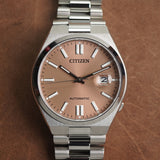  Shop Authentic Citizen x Pantone Automatic Warm Sand Dial Silver Steel Strap Watch For Men - NJ0158-89Y - Luxxuri