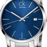  Shop Authentic Calvin Klein City Blue Dial Silver Steel Strap Watch for Men - K2G2G14N - Luxxuri