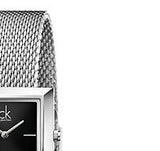  Shop Authentic Calvin Klein Mark Black Dial Silver Mesh Bracelet Watch for Women - K3R23121 - Luxxuri