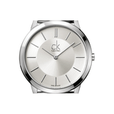  Shop Authentic Calvin Klein Minimal Silver Dial Silver Mesh Bracelet Watch for Men - K3M21126 - Luxxuri