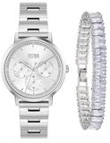 Shop Authentic Hugo Boss Prima Silver Dial Silver Steel Strap Watch for Women - 1502570 - Luxxuri