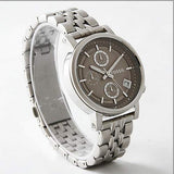  Shop Authentic Fossil Boyfriend Chronograph Brown Dial Silver Steel Strap Watch for Women - ES3747 - Luxxuri