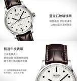  Shop Authentic Mido Multifort Automatic Silver Dial Black Leather Strap Watch For Men - M005.430.16.031.80 - Luxxuri