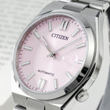  Shop Authentic Citizen x Pantone Automatic Dreamy Pink Dial Silver Steel Strap Watch For Men - NJ0158-89X - Luxxuri