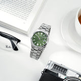  Shop Authentic Citizen x Pantone Automatic Peaceful Green Dial Silver Steel Strap Watch For Men - NJ0158-89Z - Luxxuri