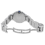  Shop Authentic Cartier Ballon Bleu De Cartier Silver Dial Silver Steel Strap Watch for Women - WSBB0048 - Luxxuri