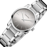  Shop Authentic Calvin Klein City Silver Dial Silver Steel Strap Watch for Women - K2G23148 - Luxxuri