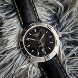  Shop Authentic Tissot PR 100 Sport Quartz Black Dial Black Leather Strap Watch For Men - T101.610.16.051.00 - Luxxuri