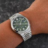  Shop Authentic Citizen Tsuyosa Automatic Camouflage Green Dial Silver Steel Strap Watch For Men - NJ0159-86X - Luxxuri