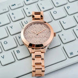  Shop Authentic Michael Kors Slim Runway Rose Gold Dial Rose Gold Steel Strap Watch for Women - MK4658 - Luxxuri