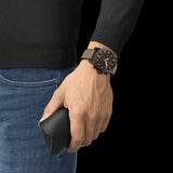  Shop Authentic Tissot Supersport Chrono Black Dial Beige Nylon Strap Watch For Men - T125.617.37.051.01 - Luxxuri