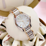  Shop Authentic Tissot T Wave Mother of Pearl Dial Two Tone Steel Strap Watch for Women - T023.210.22.117.00 - Luxxuri