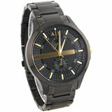  Shop Authentic Armani Exchange Hampton Chronograph Black Dial Black Steel Strap Watch For Men - AX2121 - Luxxuri
