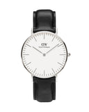  Shop Authentic Daniel Wellington Classic Petite York White Dial Black Leather Strap Watch For Women - DW00100188 - Luxxuri