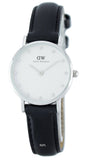  Shop Authentic Daniel Wellington Classy Sheffield White Dial Black Leather Strap Watch For Women - DW00100068 - Luxxuri