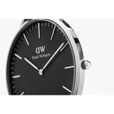  Shop Authentic Daniel Wellington Classic Reading Black Dial Black Leather Strap Watch For Men - DW00100135 - Luxxuri