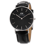  Shop Authentic Daniel Wellington Classic Reading Black Dial Black Leather Strap Watch For Women - DW00100147 - Luxxuri