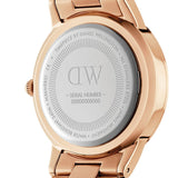 Shop Authentic Daniel Wellington Iconic Link Analog Black Dial Rose Gold Steel Strap Watch For Women - DW00100214 - Luxxuri