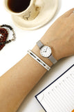  Shop Authentic Daniel Wellington Classic Petite Sterling White Dial Silver Mesh Bracelet Watch for Women - DW00100442 - Luxxuri