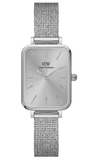  Shop Authentic Daniel Wellington Quadro Unitone Silver Dial Silver Mesh Strap Watch For Women - DW00100486 - Luxxuri
