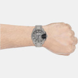  Shop Authentic Diesel Mega Chief Chronograph Silver Dial Silver Steel Strap Watch For Men - DZ4501 - Luxxuri