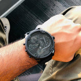  Shop Authentic Diesel Mr Daddy 2.0 Chronograph Black Dial Black Stainless Steel Watch For Men - DZ7396 - Luxxuri