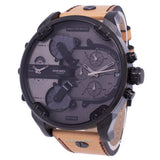 Shop Authentic Diesel Mr. Daddy 2.0 Chronograph Grey Dial Brown Leather Strap Watch For Men - DZ7406 - Luxxuri