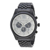  Shop Authentic Michael Kors Lexington Chronograph Crystals Silver Dial Black Steel Strap Watch for Men - MK8605 - Luxxuri