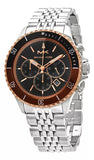  Shop Authentic Michael Kors Bayville Chronograph Black Dial Silver Steel Strap Watch For Men - MK8725 - Luxxuri