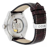  Shop Authentic Mido Multifort Automatic Silver Dial Black Leather Strap Watch For Men - M005.430.16.031.80 - Luxxuri