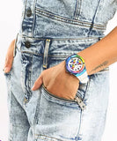  Shop Authentic Guess Athena White Dial White Rubber Strap Watch for Women - GW0030L6 - Luxxuri