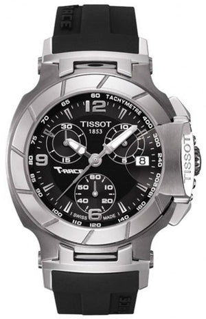  Shop Authentic Tissot T Race Chronograph Black Dial Black Rubber Strap Watch for Women - T048.217.17.057.00 - Luxxuri