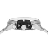  Shop Authentic Diesel Mega Chief Chronograph Silver Dial Silver Steel Strap Watch For Men - DZ4501 - Luxxuri