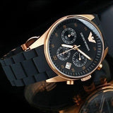  Shop Authentic Emporio Armani Sportivo Black Dial Black Steel Strap Watch For Women - AR5906 - Luxxuri