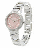 Shop Authentic Fossil Virginia Pink Dial Silver Steel Strap Watch for Women - ES3504 - Luxxuri